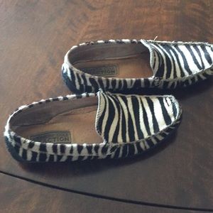 Zebra print shoes